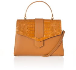 Federica Bassi Marta narancssárga bőrtáska - Federica Bassi