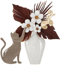 Mauro Ferretti Fém fali dekoráció 55x60 cm Cat - Mauro Ferretti