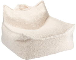 Wigiwama Krémszínű buklé gyerek babzsákfotel Chair - Wigiwama