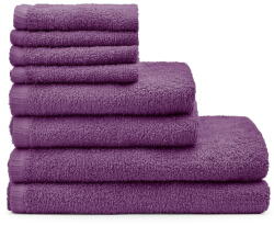 Catherine Lansfield Lila gyorsan száradó-frottír pamut törölköző és fürdőlepedő készlet 8 db-os Quick Dry - Catherine Lansfield