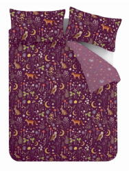 Catherine Lansfield Lila kétszemélyes ágyneműhuzat 200x200 cm Enchanted Twilight - Catherine Lansfield