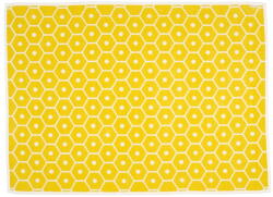 Pappelina Sárga gyapjúkeverék takaró 140x180 cm Honey Lemon - Pappelina