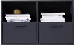 Hammel Furniture Keep by Hammel fekete fali komód 2 ajtóval