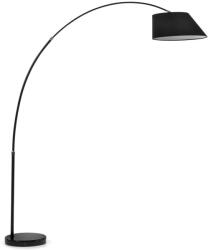 Kave Home Fekete állólámpa textil búrával (magasság 189 cm) May - Kave Home