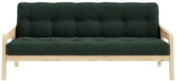 Karup Design Grab Raw Dark Green variálható kordbársony kanapé - Karup Design