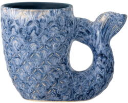 Bloomingville Kék agyagkerámia váza (magasság 12 cm) Ariella - Bloomingville