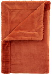 Catherine Lansfield Narancssárga mikroplüss takaró 150x200 cm Velvet and Faux Fur - Catherine Lansfield
