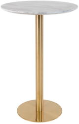 House Nordic Kerek bárasztal márvány dekoros asztallappal ø 70 cm Bolzano - House Nordic