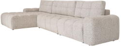 Miuform Bézs kinyitható tárolóhelyes moduláris sarokkanapé (bal oldali) Lulu - Miuform - bonami - 701 242 Ft