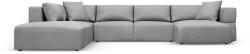 Milo Casa Világosszürke sarokkanapé (bal oldali-"U" alakú) Esther - Milo Casa