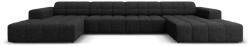 Cosmopolitan Design Antracitszürke sarokkanapé (U alakú) Chicago - Cosmopolitan Design