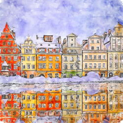 Fedkolor Kép 50x50 cm Wroclaw - Fedkolor