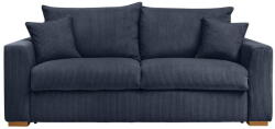 Bobochic Sötétkék kordbársony kinyitható kanapé 225 cm Augustin - Bobochic Paris