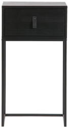 WOOOD Zola fekete fiókos éjjeliszekrény - WOOOD