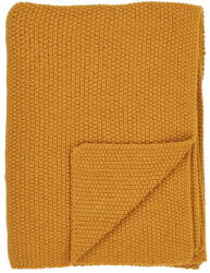 House Nordic Sárga újrahasznosított pamut kötött takaró 130x170 cm Santos - House Nordic