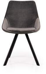Tenzo Szürke bársony étkezőszék szett 2 db-os Ritz - Tenzo
