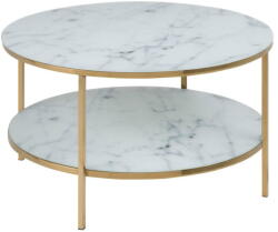 Actona Alisma fehér kerek dohányzóasztal, ⌀ 80 cm - Actona