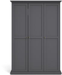 Tvilum Szürke ruhásszekrény 139x201 cm Paris - Tvilum