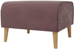 Ropez Rózsaszín bársony lábtartó Carole - Ropez