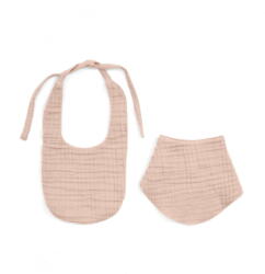 Kave Home Rózsaszín muszlin előke szett 2 db-os Prune - Kave Home