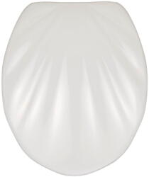 WENKO Premium Sea Shell fehér WC-ülőke, 45, 5 x 38 cm - Wenko
