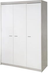 Roba Fehér gyerek ruhásszekrény tölgyfa dekorral 131x190 cm Julia - Roba