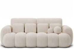 Eltap Bézs kordbársony kinyitható kanapé 256 cm Cotonn - ELTAP