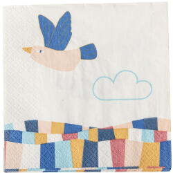 Bloomingville Mini Papír szalvéta szett 20 db-os 33x33 cm Colorine - Bloomingville Mini