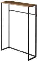 YAMAZAKI Fekete konzolasztal 18.5x60 cm Tower - YAMAZAKI