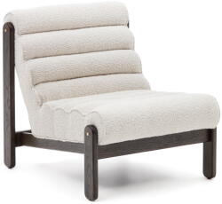 Kave Home Fehér buklé fotel Magira - Kave Home