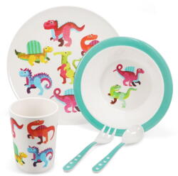 Rex London Gyerek étkészlet 5 db-os Baby Dinos - Rex London