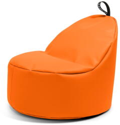 So Soft? Narancssárga bőrutánzat babzsákfotel Round L - So Soft?