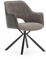 Marckeric Szürke kárpitozott karfás étkezőfotel szett 2 db-os Mariel - Marckeric