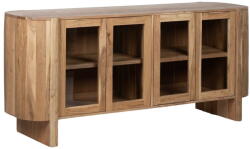 Ixia Natúr színű akácfa tálalószekrény 180x80x40 cm Creel - Ixia