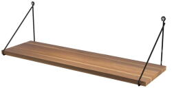 Kalune Design Natúr színű fali polc diófa dekorral 72 cm Armoni - Kalune Design
