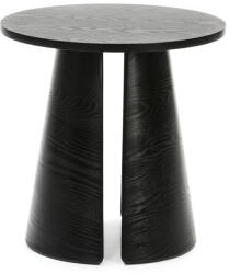 Teulat Cep fekete tárolóasztal, ø 50 cm - Teulat