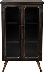 Dutchbone Fekete fém tálalószekrény 60x100x35 cm Denza - Dutchbone