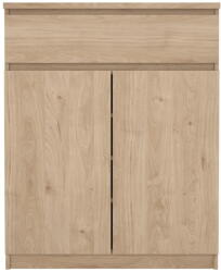 Tvilum Natúr színű komód tölgyfa dekorral 80x100x40 cm Naia - Tvilum