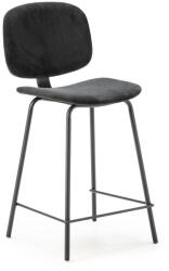 Marckeric Fekete bárszék szett 2 db-os (ülésmagasság 66 cm) Arus - Marckeric