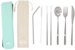 Premier Housewares Ezüstszínű rozsdamentes acél evőeszköz készlet 6 db-os Mimo - Premier Housewares