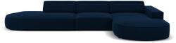 Micadoni Kék bársony sarokkanapé (jobb oldali) Jodie - Micadoni Home - bonami - 743 740 Ft