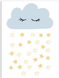 Wallity Gyerekszoba kép 30x40 cm Cloud - Wallity