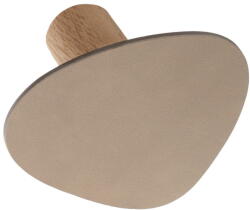 LIND DNA Szürkésbézs fali acél akasztó Dot S Nupo - LIND DNA