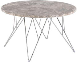 Actona Szürke márvány kerek dohányzóasztal ø 80 cm Prunus - Actona