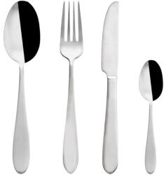 Orion Ezüstszínű rozsdamentes acél evőeszköz készlet 24 db-os Mirror - Orion