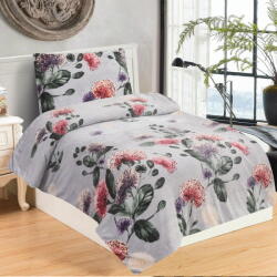 My House Világosszürke egyszemélyes mikroplüss ágyneműhuzat 140x200 cm Margot - My House