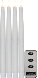 Star Trading Flamme 2 db fehér LED viaszgyertya, magasság 28, 5 cm - Star Trading