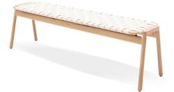 GAZZDA Fehér-natúr színű pad Klupa - Gazzda - bonami - 284 742 Ft