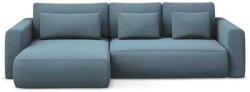 Makamii Világoskék kinyitható-tárolóhelyes sarokkanapé (bal oldali-heverő résszel) Kapua - Makamii - bonami - 565 240 Ft