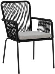 Bloomingville Fekete étkezőszék szett 2 db-os Santino - Bloomingville